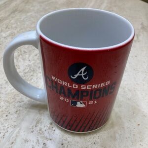Atlanta Braves 2021 World Series Victory white Coffee Mug